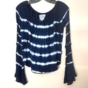 T2LOVE Girl's T-dye Long Sleeve Top, size 14